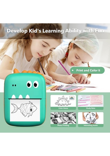 Mini Termal Yazıcı Çok Fonksiyonlu Taşınabilir Çıkartma