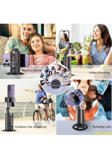 Otomatik Yüz Takip Eden Uzaktan Kumandalı Tripod