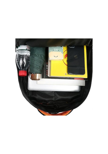 Ganzhoushop Sırt Çantası Kadın Moda Büyük Kapasiteli Okul Çantası Ortaokul Öğrenci Seyahat Sırt Çantası Mavi Çok Renkli