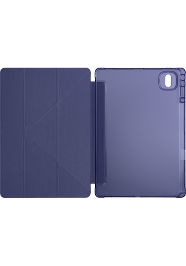 Honor Magic Pad 2 Uyumlu Kalem Bölmeli Uyku Modlu Standlı Trifolding Tablet Kılıfı Kılıf