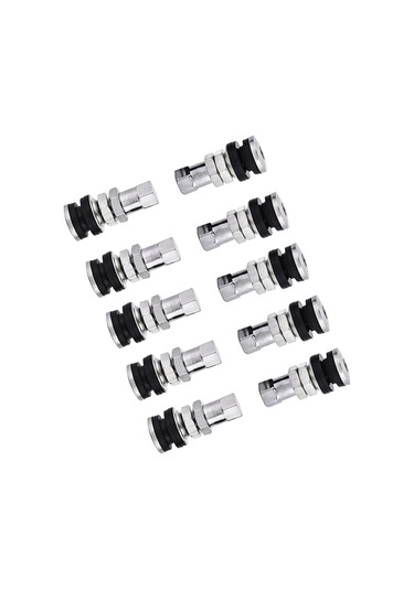 Yaleker Alüminyum Tamir Seti: Eşik Servisli, Rüzgar Geçirmez, Atv, Mower, Moto İçin Kısa Vana Sapları - Paslanmaz Kapaklı Tr161