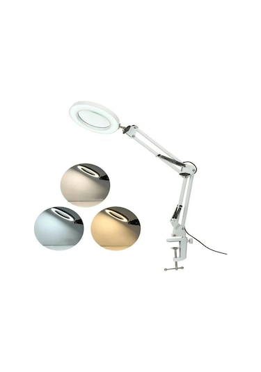 Electroon Elc-2059 3 Diopter Masa Üstü 64 Ledli Akrobat Büyüteç Mercek