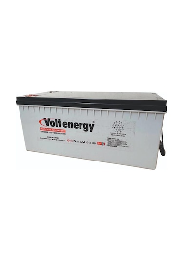 Volt Energy 12 V 250 Amper Jel akü Deep Cyle Nanocarbon