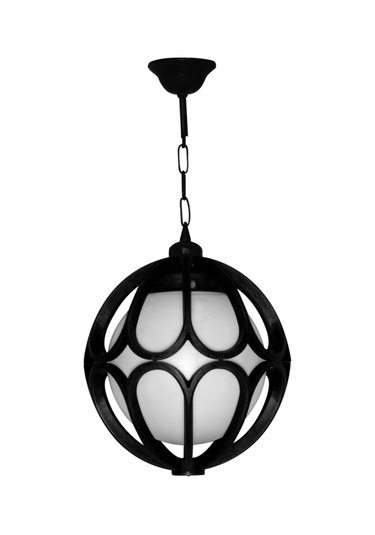 Zincirli Çiçek Dış Mekan Bahçe Aydınlatma Armatürü 1. Kalite Plastik Full Reyon Siyah