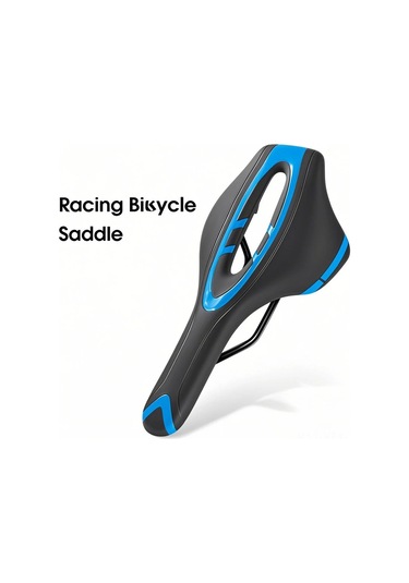 Yaozixa Bisiklet Seli - Yollu Bisikletler İçin Konforlu, Boşluklu Ve Havalandırmalı - Dayanıklı Deri - Siyah-sarı Çok Renkli