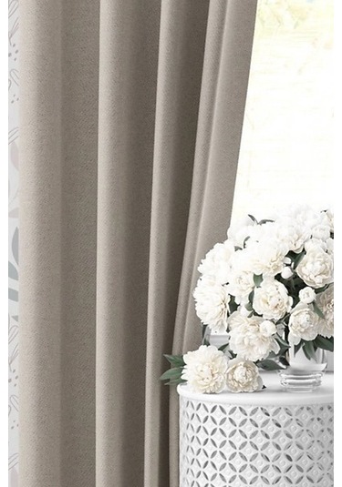 Blackout Krem Karartma Fon Güneşlik Perde Krem