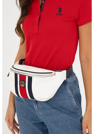U.S. Polo Assn. Kadın Beyaz Bel Çantası 50293681-VR013
