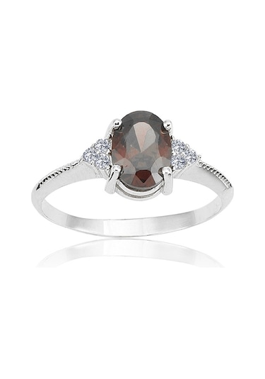 1,20 Ct Smoky Taşlı Tek Taş Evlilik Teklifi 14 Ayar Altın Yüzük-T