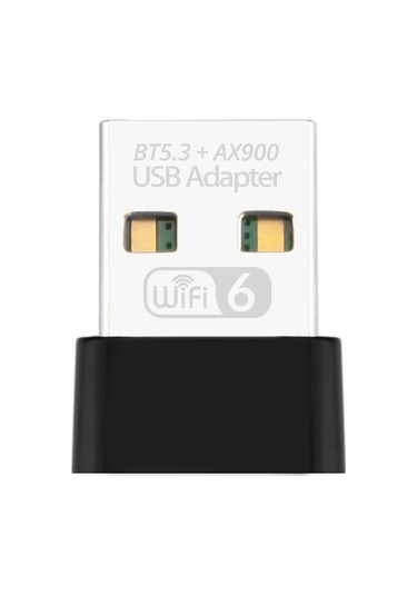 Ax900 Usb Wifi 6 Bluetooth 5.3 Adaptörü 2'si 1 Arada Dongle Çift Bant 2.4g 5 Bt5.3 900mbps