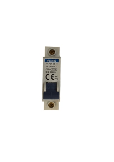 Pasifik Psk-63 Otomatik Sigorta C Tipi 1 Fazlı 10a. 3ka