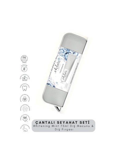 Ohlala Whitening 75 Ml + Dental Luxe Diş Fırçası Premium Seyahat Seti