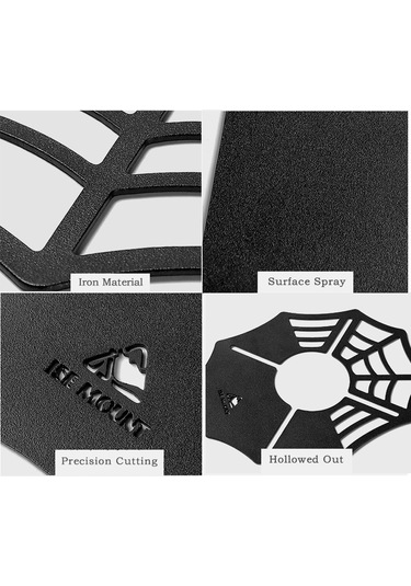 Fırın Yalıtım Pedi Fırın Ucu Matı İçi Boş Ütü Tahtası Açık Hava Pişirm Siyah