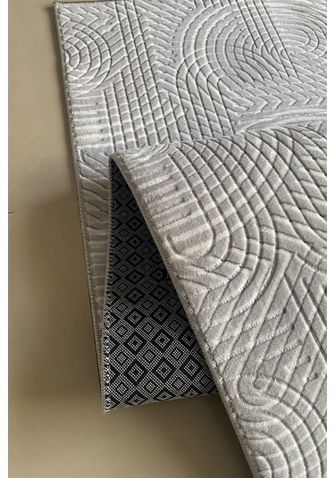 Lüle Halı Delüx Kaymaz Taban Halı Yolluk Gri Renk, Dlx7054 Gri