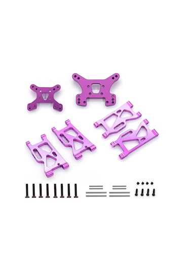 Suofeng Wltoys 1/14 144001 Rc Araç İçin Alüminyum Süspansiyon Kolları - Ön/arma Takımı