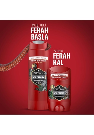 Old Spice Wolfthorn Gamer Seti Deodorant Stick 50 Ml + Duş Jeli 250 Ml