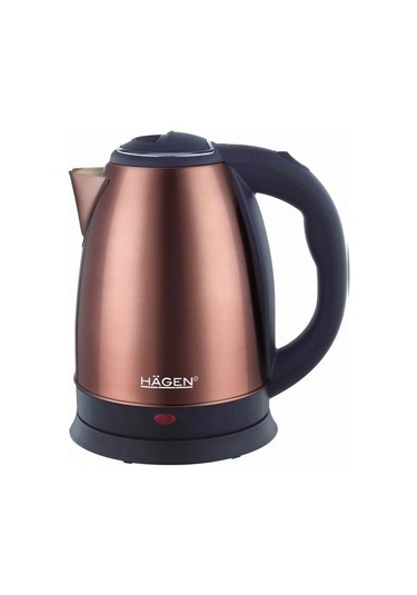 Kablosuz Su Isıtıcısı 1,8 L Paslanmaz Çelik Bakır Hagen Ha5525-cop Diğer