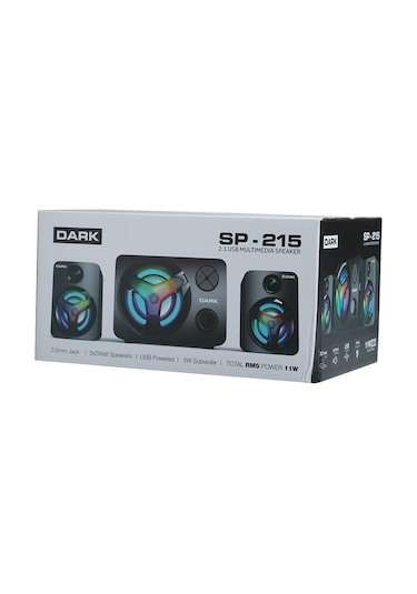 Dark Sp-215 11w Rms 2+1 Multimedia Speaker Hoparlör Dk-ac-sp215