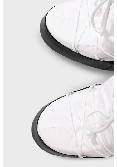 Moon Boot Bayan Kar Botu 80d1400440 Na02 Siyah-beyaz Siyah-beyaz Beyaz - Siyah