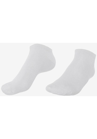 Lescon LA-3154 Beyaz Tekli Spor Patik Çorap 36-40 Numara Beyaz