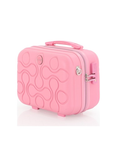 Mçs Polipropilen 2li Valiz Seti Büyük & Makyaj V376 S23sy1000047-set 00020 Pembe