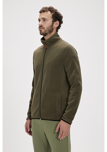 Bad Bear Bowie Full-zip Haki Fermuarlı Erkek Polar Sweatshirt-haki Haki
