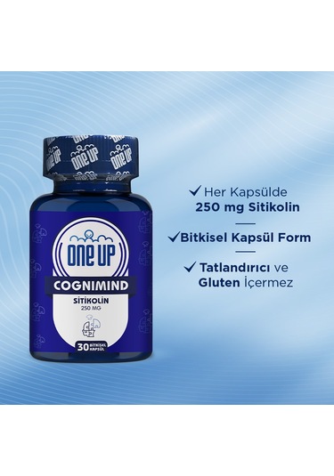 One Up Cognimind Sitikolin Aromasız 30 Kapsül