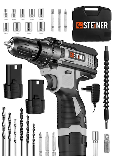 Steiner AR-128VF Li-ion G Çift Akülü Şarjlı Vidalama
