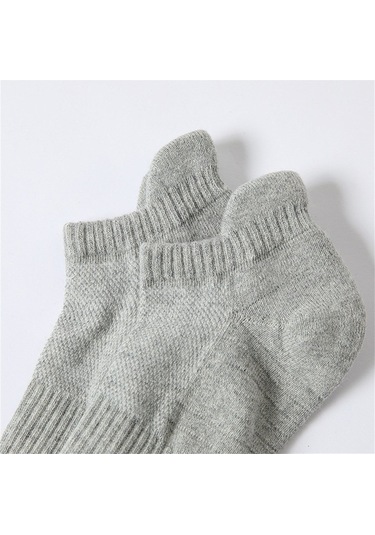 Willowhaven Erkek Bilek Çorapları - Nem Emici Siyah Pamuklu Kalın Düz Renkli 8 Çift Siyah