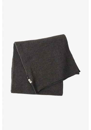 AC&Co / Altınyıldız Classics Erkek Gri Melanj Rüzgar Geçirmez Sıcak Tutan Triko Atkı-bere Set