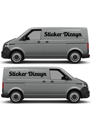 Kişiye Özel Yazı - 2 Adet Isim Soyisim Yazı - Araba - Oto - Araç -motosiklet - Karavan Sticker Etiket 02515 20 Cm