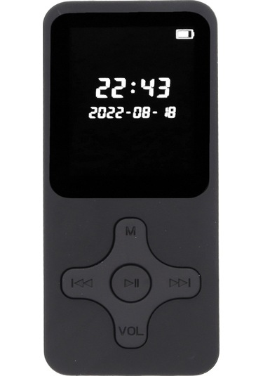 Kangvka Bluetooth 5.0 Taşınabilir Mp3/mp4 Çalar - 1.77" Lcd Ekran, Hifi Ses, Fm Radyo, Kaydedici, Kitap Okuyucu, 128gb Genişletilebilir Hafıza