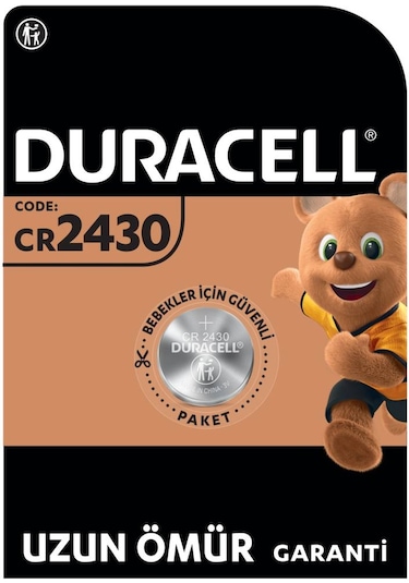 Duracell Özel 2430 Lityum Düğme Pil 3V (DL2430/CR2430)