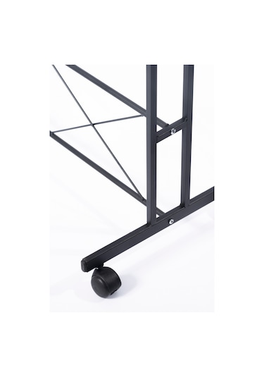 Retodesign Retohome V Konfeksiyon Ayakli Tekerlekli Aski Siyah