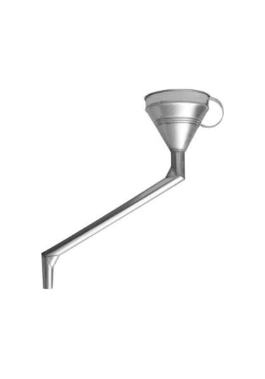 Galvaniz Dirsekli Huni 20 Cm