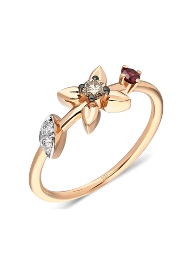 Siramücevherat Papatyalı Yüzük - Rose