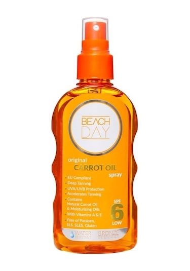 Beach Day Havuç Yağı Özlü SPF 6 Bronzlaştırıcı Sprey 150 ML