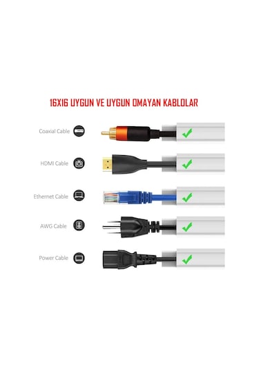 Extra Kendinden Yapışkanlı Merbau Kablo Kanalı 16x16 1 Metre
