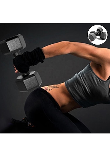 2 Adet X 5 Kg Moccadiamond 2 Adet X 5 Kg Dambıl Seti Vucut Geliştirme Aleti 2x5 Kg