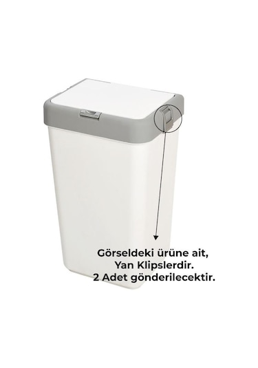 Motek Çamaşır Sepeti Yedek Parça Seti 40Lt 80Lt Tümüne Uyumlu 2Ad Diğer