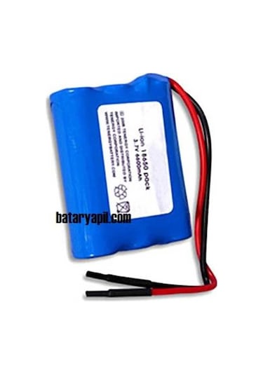 3.7v 6600mah Li-ion Pcbli 3x18650 Şarjlı Pil