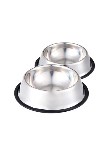 Noyisk Kedi Köpek Mama ve Su Kabı 2 Adet 18 CM