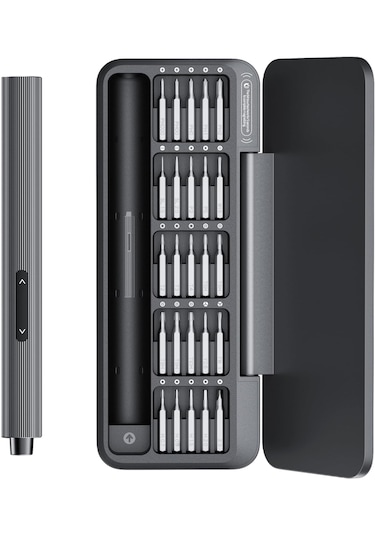 Hoto QWLSD010 25'i 1 Arada Elektrikli Tornavida Seti