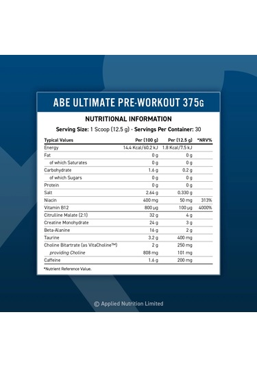 Applied Nutrition Abe Preworkout 30 Servis Karışık