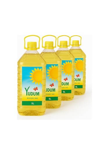 Yudum Ayçiçek Yağı Pet 5 Lt X 4 20 Lt