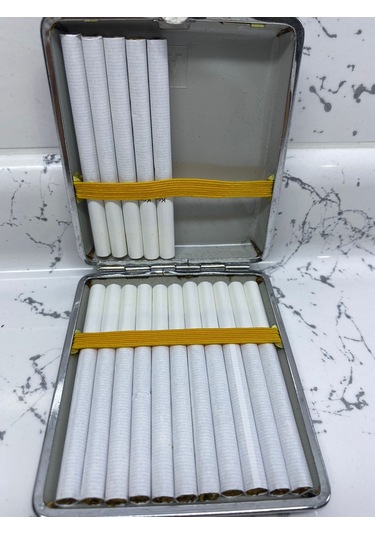 Metal Deri Sigara Tabakası, Sigara Kutusu N11.1336