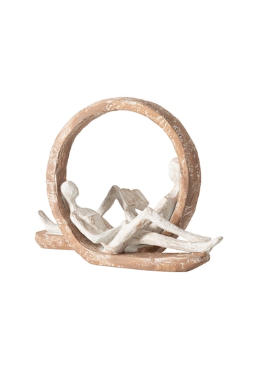 Mudo Home Coppıa Biblo Kahverengi 31 Cm