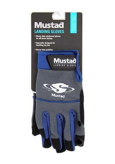 Mustad Landıng Gloves Eldiven M Siyah
