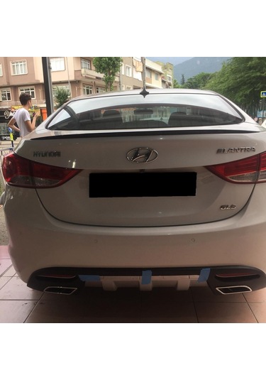 Hyundai Elentra Spoiler Bagaj Üstü Çıta. Parlak Siyah