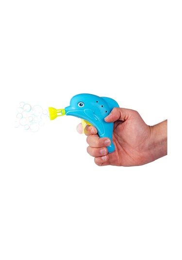 Yunus Figürlü Köpük Tabancası - Baloncuk Tabancası - Köpüklü Silah - Baloncuk Oyunu Renkli
