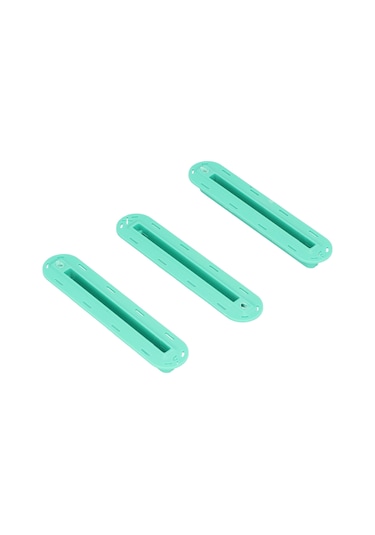 Ximistore9 Surf Tahtası Uçak Kuyruğu Kanalı, Yeşil Plastik 3lü Fın Kutusu, Sabit Tutucu, Dayanıklı, Kolay Kurulum, Surf Aksesuarı